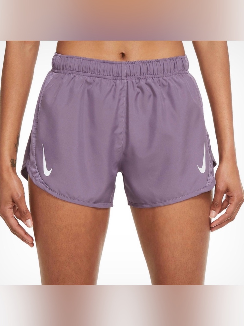 #17 NWOT Nike Women’s Purple Athletic Running Shorts Size L